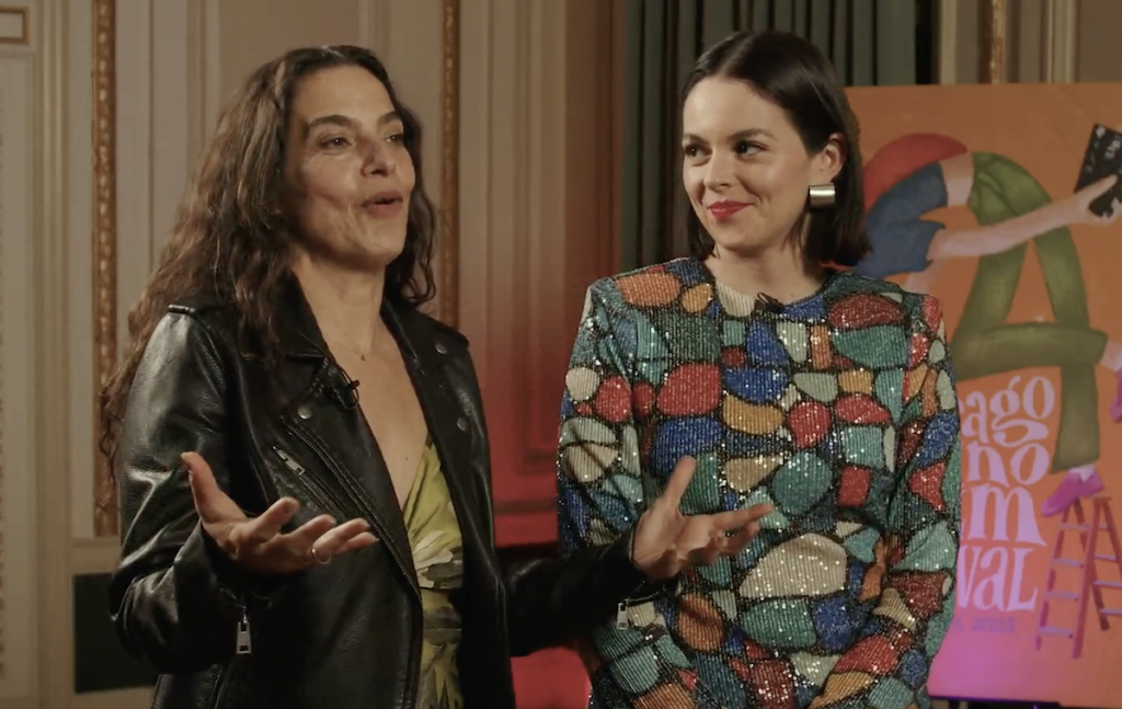 Patricia Castañeda & Julieth Restrepo at Chicago Latino Film Festival Opening Night Live Stream.